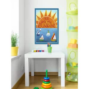 60 in. H x 40 in. W "Sunshine Sailboats" by Marmont Hill Printed Canvas Wall Art
