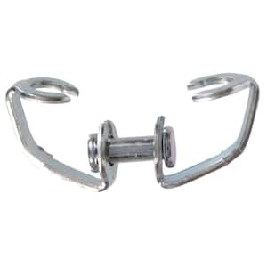 1 and 2 Chain Swivel with Double Open Eyes in Zinc-Plated (10-Pack)