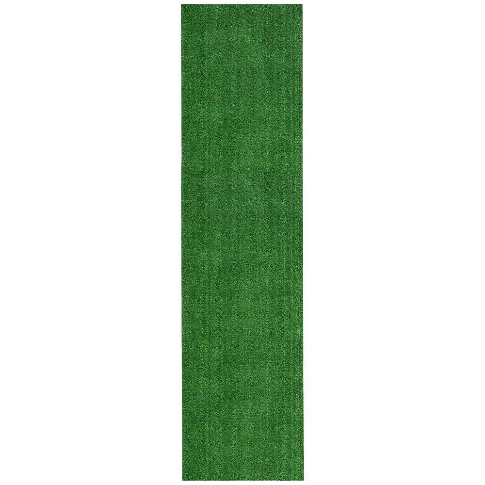 Evergreen Collection 3 ft. x 33 ft. Indoor/Outdoor Green Low Pile Artificial Grass Runner Rug, 2 ft. 7 in. x 33 ft. price history on PriceWatchPro