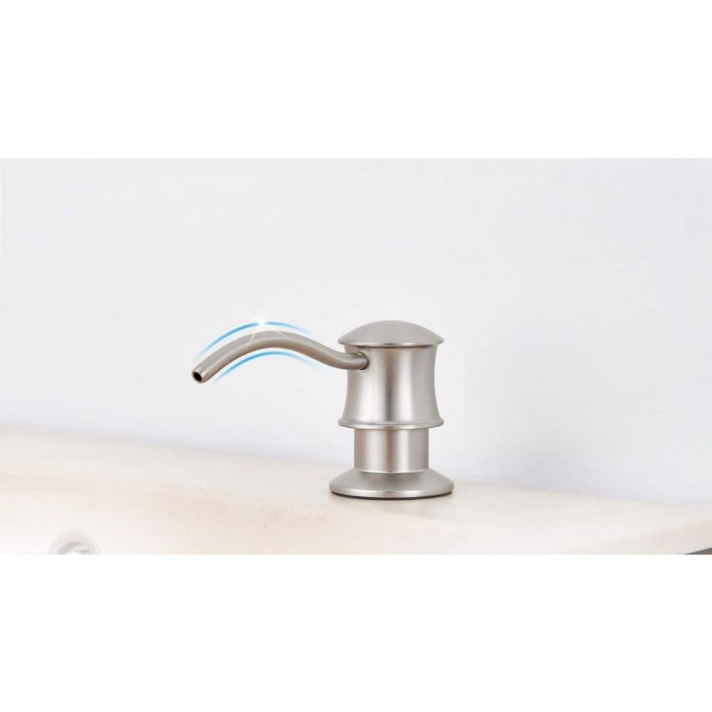 Built in Soap Dispenser for Kitchen Sink Countertop, Solid Brass Pump Head Long Spout with 10.2 oz. Pet Food Safe Bottle price history on PriceWatchPro