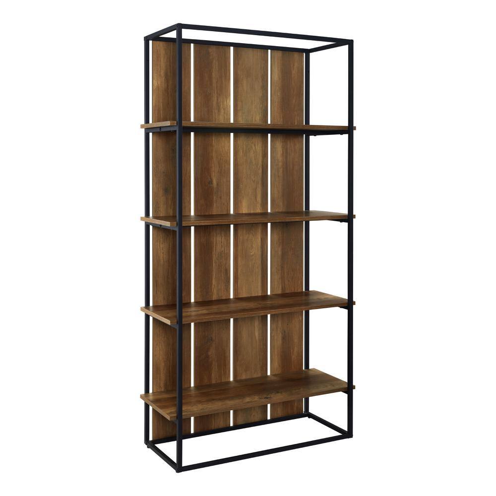 Walker Edison Furniture Company 64 in. Reclaimed Barnwood Plank and