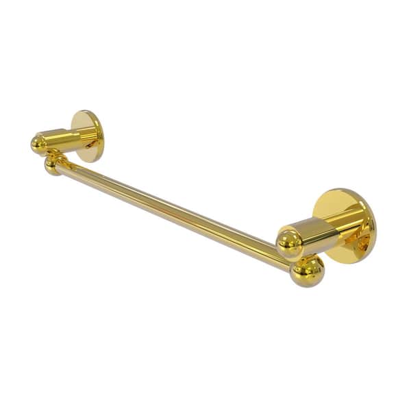 Allied Brass Soho Collection 18 in. Wall Mounted Single Towel Bar in Polished Brass