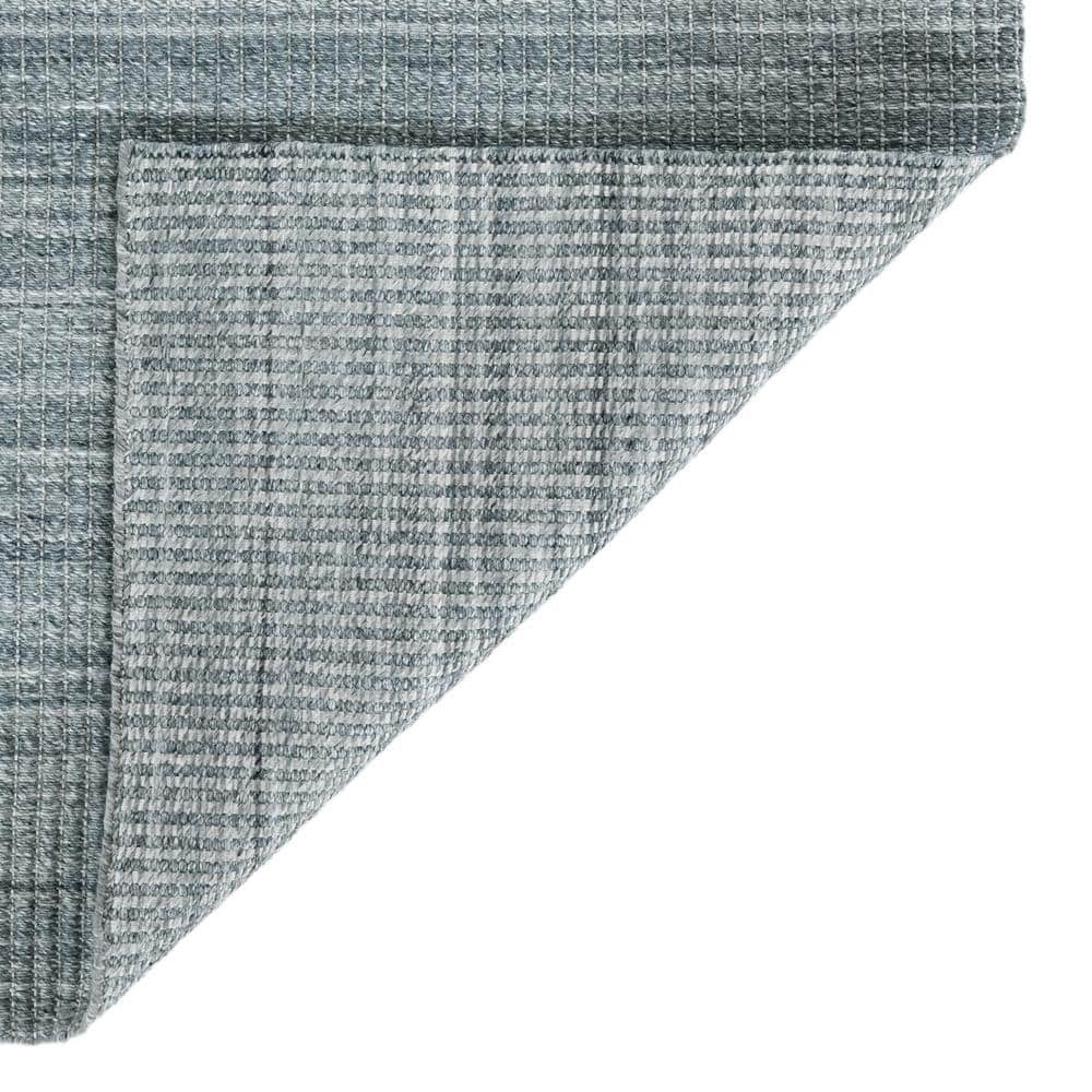 Atlantic StripedMetallic Gray Hand-Woven (Outdoor) Area Rug