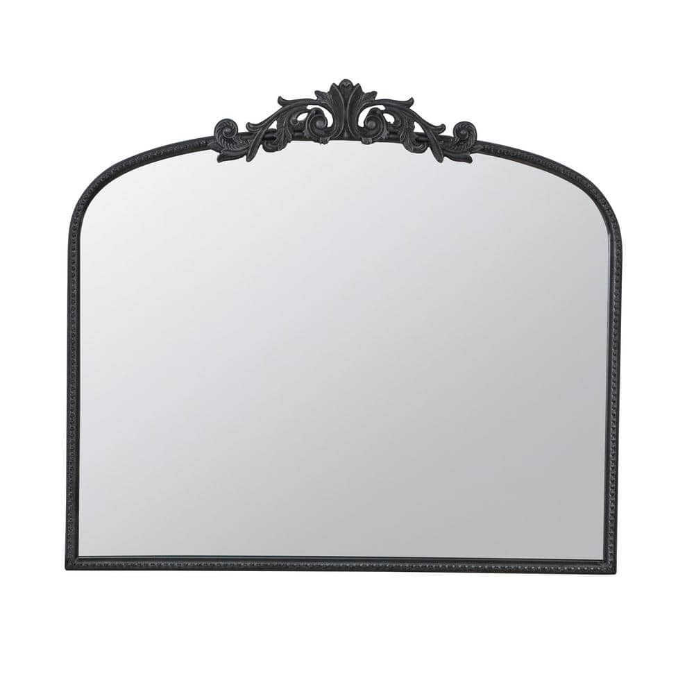 40 in. W x 31 in. H Classic Design Arched Framed Wall Bathroom Vanity Mirro