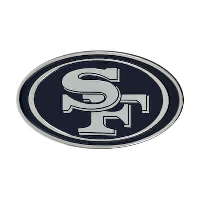 NFL - San Francisco 49ers Chromed Metal 3D Emblem