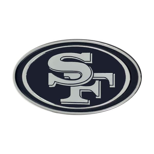 FANMATS NFL - San Francisco 49ers Chromed Metal 3D Emblem 15625