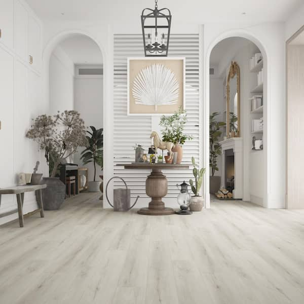 Coral Cove Hickory 12 MIL x 7 in. W x 48 in. L Waterproof Click Lock Luxury Vinyl Flooring (23.8 sq. ft. / Case)