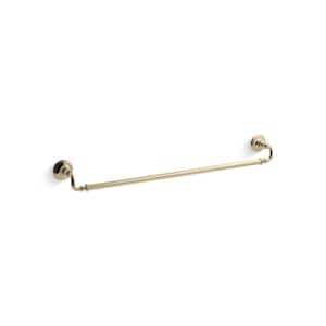 Artifacts 30 in. Towel Bar in Vibrant French Gold