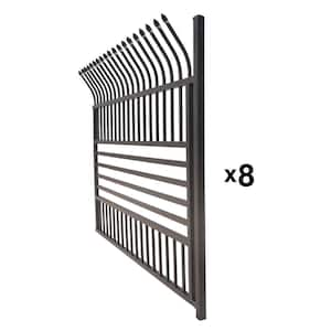 Commercial Grade 8-Panel Steel Fence Kit - Berlin - 8x6 ft. Each