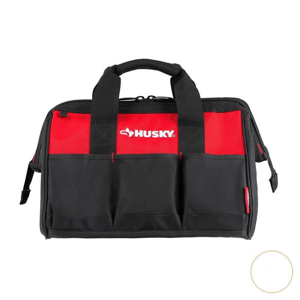 Husky 15 in. 8 Pocket Zippered Tool Bag HD60015-TH - The Home Depot