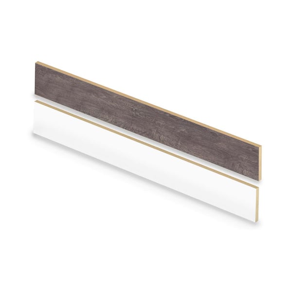 Cap A Tread Dowden Gray Oak 47 in. L x 1/2 in. T x 7-3/8 in. W Laminate Reversible Riser
