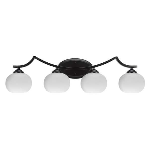 Unbranded Cleveland 8.5 in. 1-Light Matte Black Vanity Light