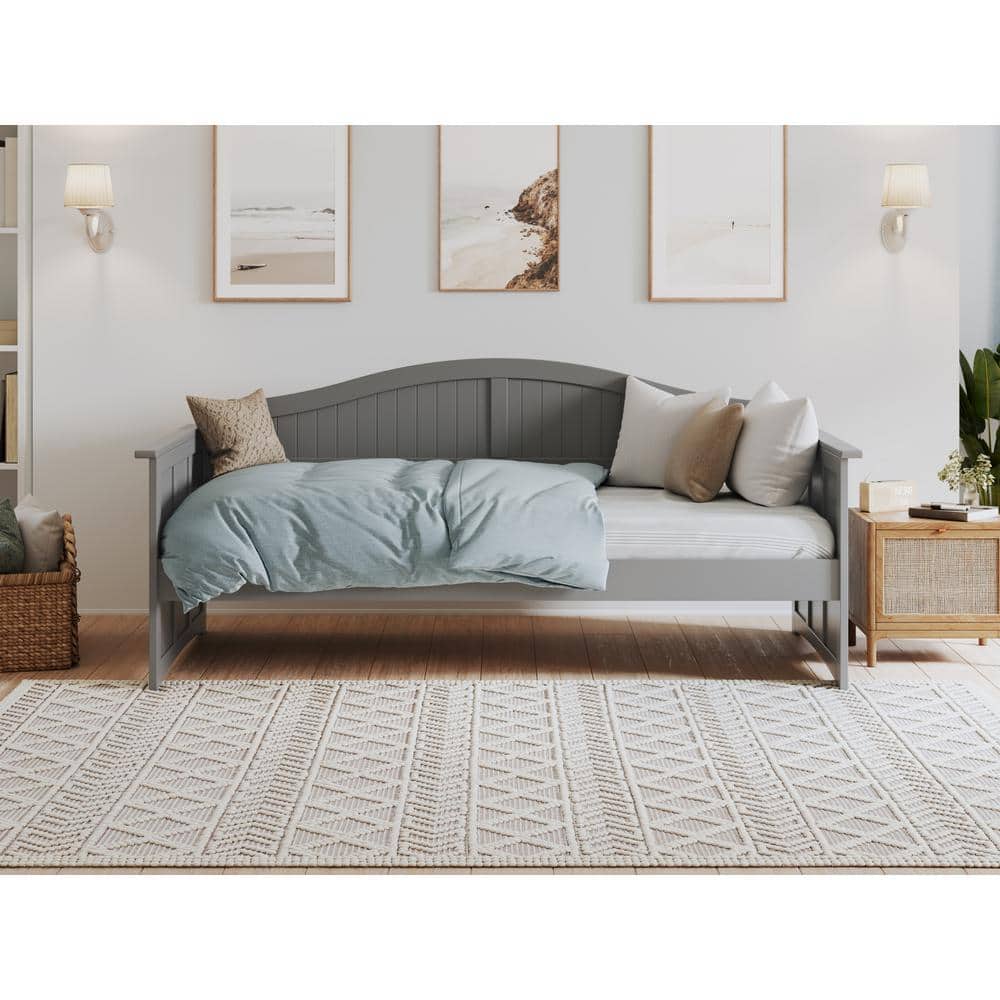 Nantucket Gray Twin Wood Daybed with Slats