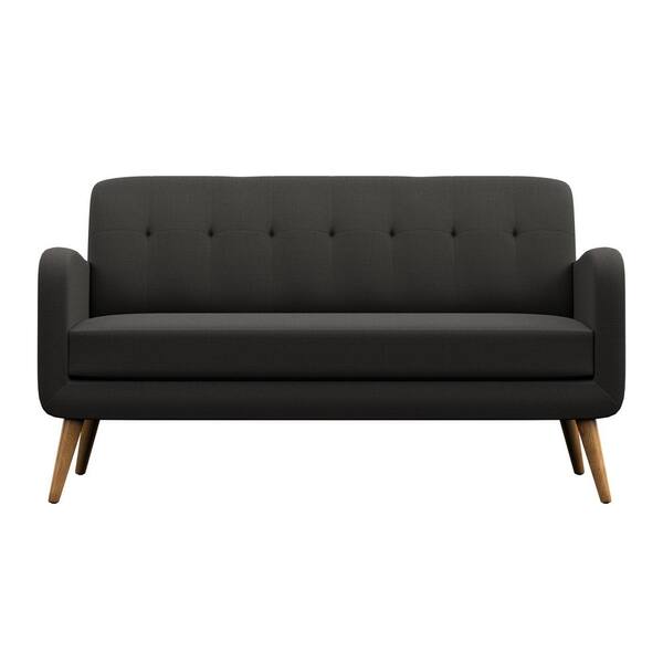 charcoal 2 seater sofa