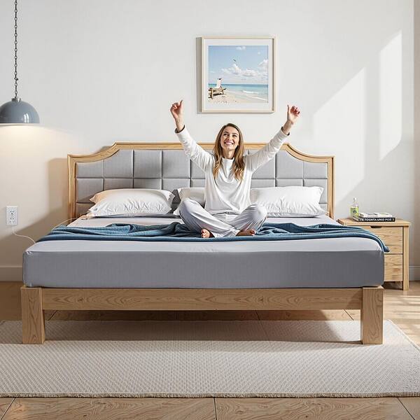 MURT Grounding Sheet Queen Size - 90% Tencel Eucalyptus + 10% Silver Fiber, Gray (60x80 Inches)