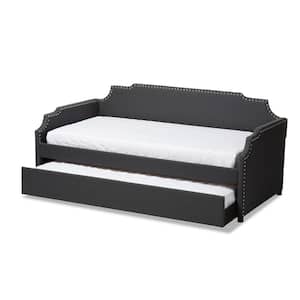 Ally Charcoal Twin Daybed with Trundle