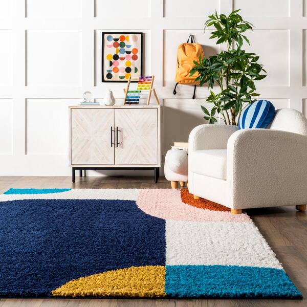 Shag Collection Modern Luxuriously Soft & Cozy Shag Area Rug (5' 0 x popular 8' 0