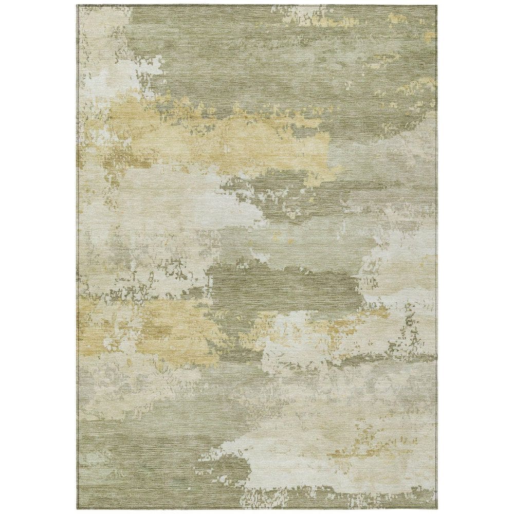 Chantille Machine Washable Indoor/Outdoor Abstract ACN2372 Sage 9 ft. x 12 ft. Area Rug price history on PriceWatchPro