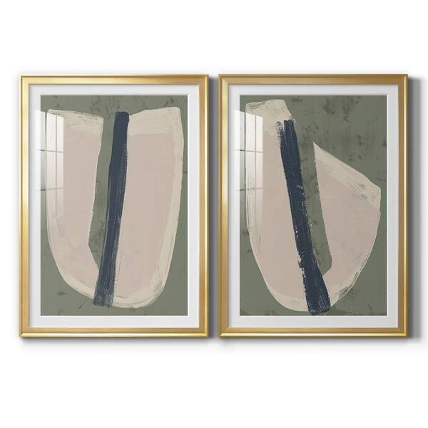 Wexford Home Paper Slice III by Wexford Homes 2 Pieces Framed Abstract ...