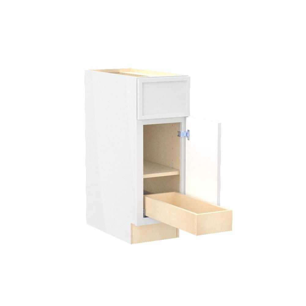 Franklin 12 in. W x 24 in. D x 34.5 in. H Assembled Plywood Base Kitchen Cabinet in Vesper White with 1ROT Soft Close RH price history on PriceWatchPro