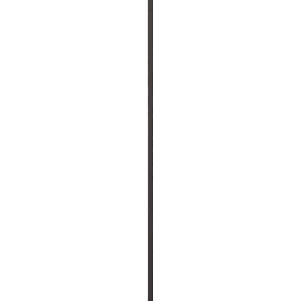 Musket Brown Vinyl Raised Panel Decorative Shutters, 12" x 43"