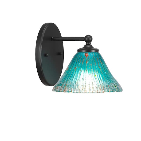 Unbranded Royale 1-Light Matte Black Wall Sconce