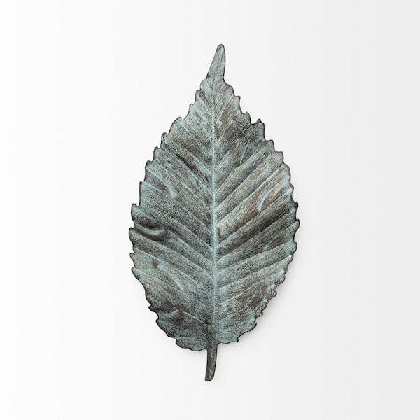 Mercana Brattea Small Metal Leaf Wall Art