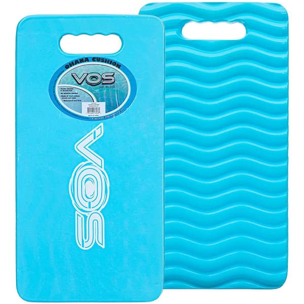 VOS 16 in. x 8 in. x 1 in. Ohana Cushion Portable Kneeling or Sitting Pad for Comfortable Mat ((Barrier Blue, 2-Pack)