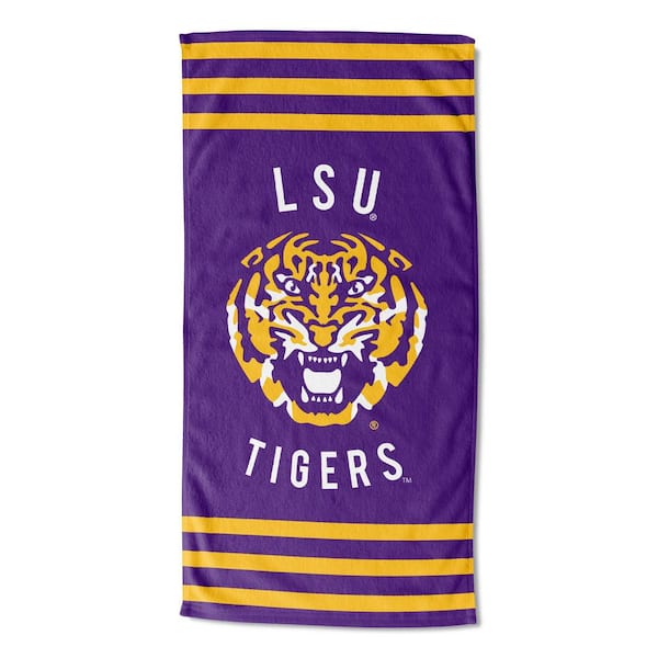 THE NORTHWEST GROUP LSU Stripes Multi Colored Beach Towel