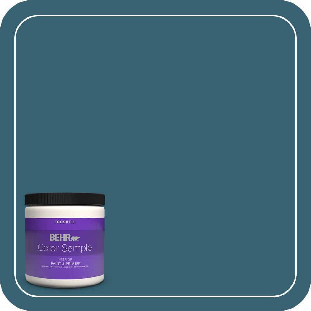 8 oz. #PPU13-18 Bermudan Blue Eggshell Enamel Interior Paint & Primer Color Sample price history on PriceWatchPro