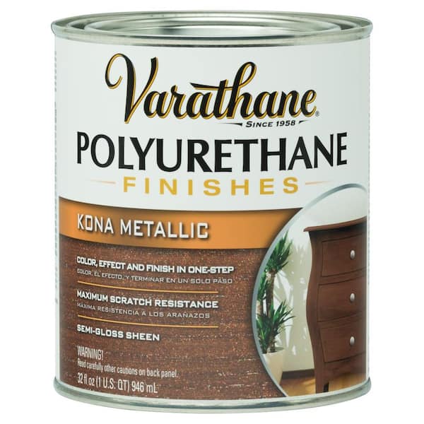 Varathane 1-qt.Kona Metallic Polyurethane Finish (Case of 2)