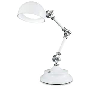 12.5 in. White Wellness Series Revive LED Desk Lamp