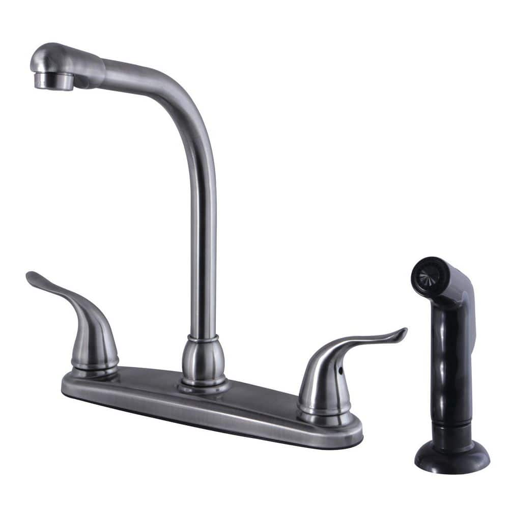 Kingston Brass Yosemite 2Handle Deck Mount Centerset Kitchen Faucets