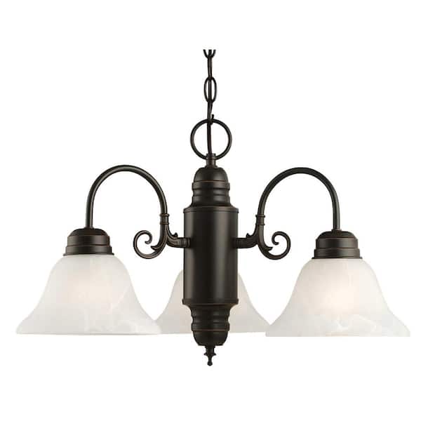 Millbridge 3-Light Oil Rubbed Bronze Chandelier