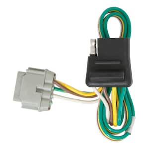 Custom Vehicle-Trailer Wiring Harness, 4-Flat, Select Nissan Pathfinder, OEM Tow Package Required, Quick T-Connector