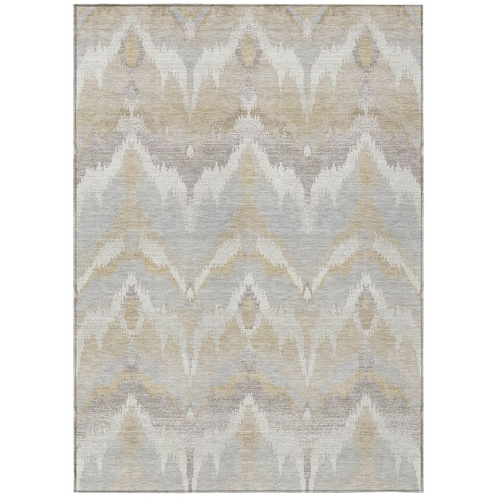 Chantille Machine Washable Indoor/Outdoor Abstract ACN2926 Ivory 5 ft. x 7 ft. 6 in. Area Rug price history on PriceWatchPro