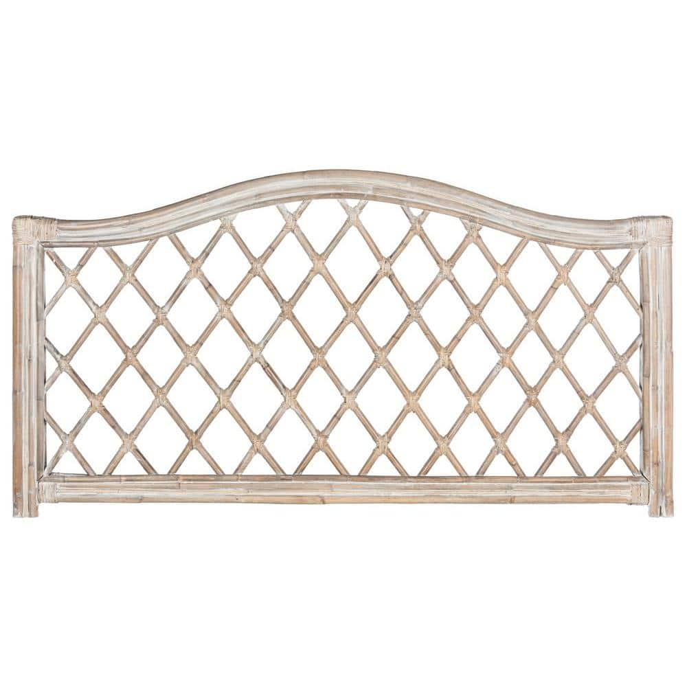 SAFAVIEH Gabrielle Antique Gray Full Upholstered Headboard