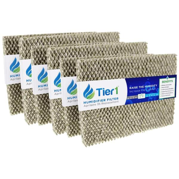 Tier1 Replacement for Aprilaire Water Panel 35, fits Models 350,360,560,560A, 568,600 Humidifier Filter (6-Pack)