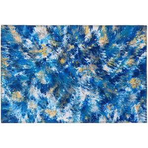 Copeland Pacifica 1 ft. 8 in. x 2 ft. 6 in. Abstract Accent Rug