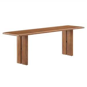 Amistad in Walnut Wood Dining Bench 58 in.