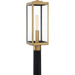 Westover 1-Light Antique Brass Outdoor Post Lantern