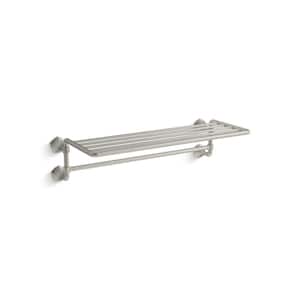 Occasion 24 in. Wall Mounted Towel Bar in Vibrant Brushed Nickel
