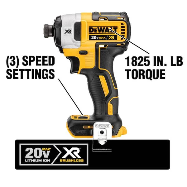 Dewalt brushless 3 tool combo kit hot sale