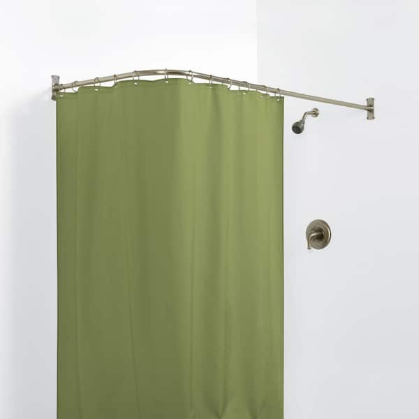 Aluminum L Shaped Shower Rod, L Shower Curtain Rod