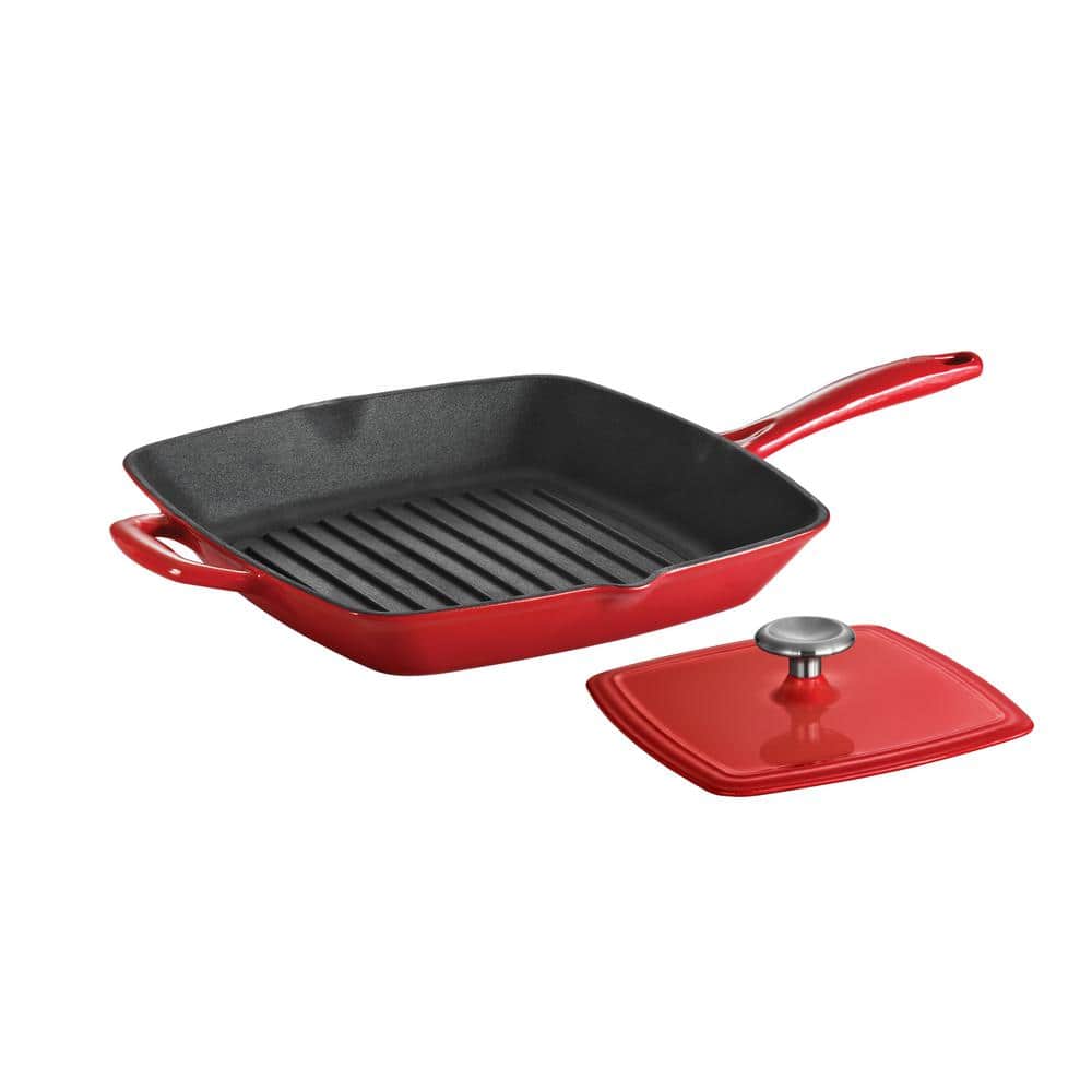 Tramontina Gourmet Enameled Cast Iron 10 Skillet Gradated Red 80131/057DS  - Best Buy