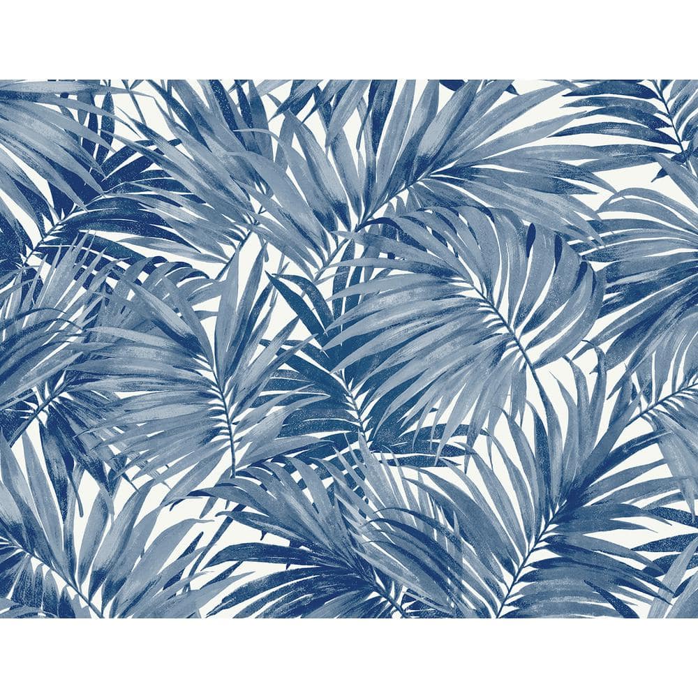 ポタラ　パラレル　青背景 LILLIAN AUGUST 60.75 sq. ft. Coastal Haven Pacific Blue Cordelia