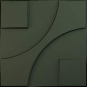 19-5/8-in W x 19-5/8-in H Nestor EnduraWall Decorative 3D Wall Panel Satin Hunt Club Green