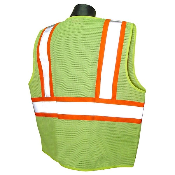 HDX Hi Visibility 2-Tone Class 2 Reflective Safety Vest HDX46610