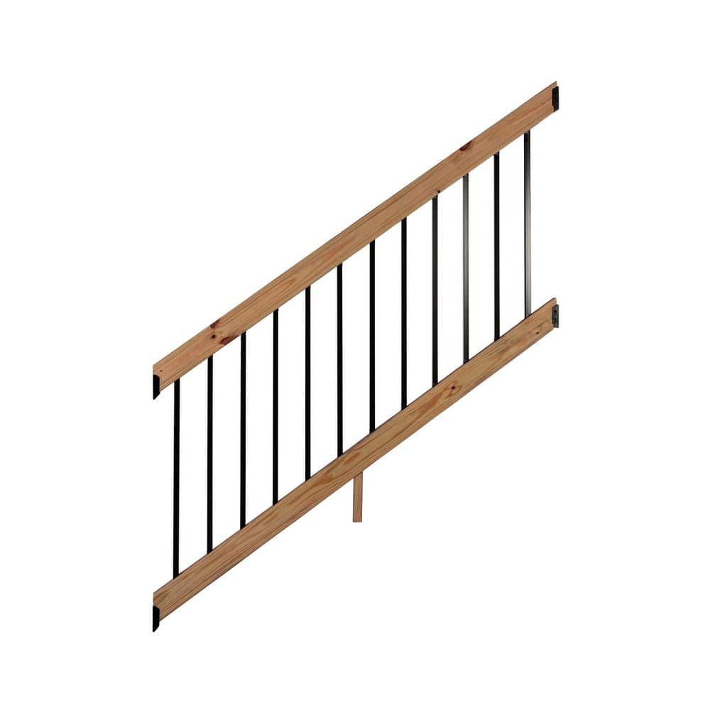 ProWood 36 in. H x 70 in. W Pressure-Treated Cedar-Tone Pine Wood Deck ...