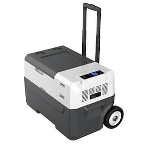 LiONCooler 32 Qt. Battery Powered Portable Chest Fridge Freezer Cooler w/10+ Hour Run Time, Recharge Using Solar/DC/AC
